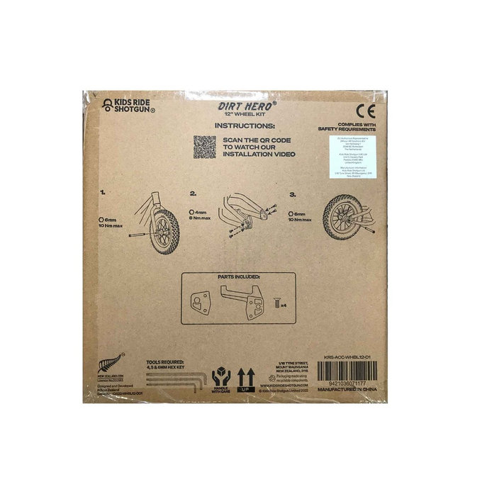 Kolesá 12" kit na odrážadlo Dirt Hero