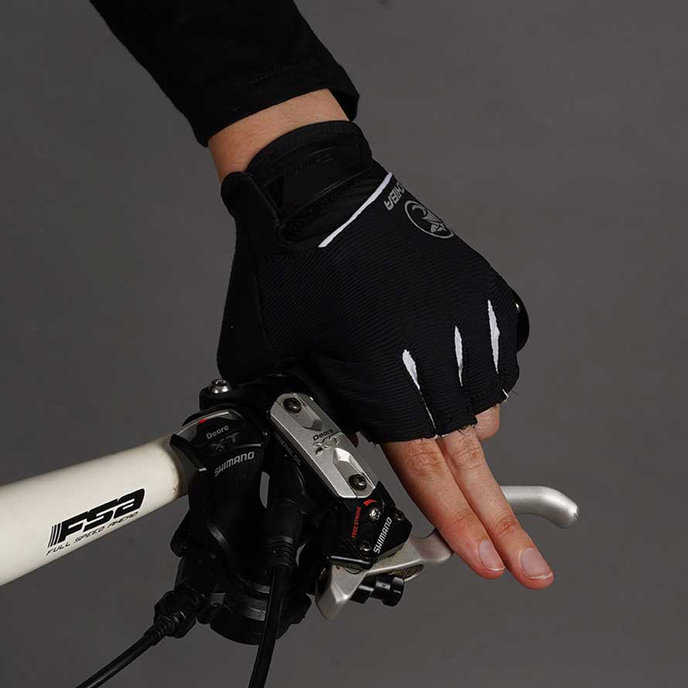 Cyklistické rukavice pre ženy BioXCell Lady čierne