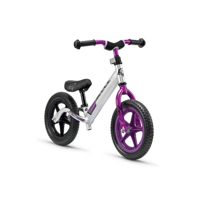 Detské odrážadlo pedeX race light strieborno/fialové