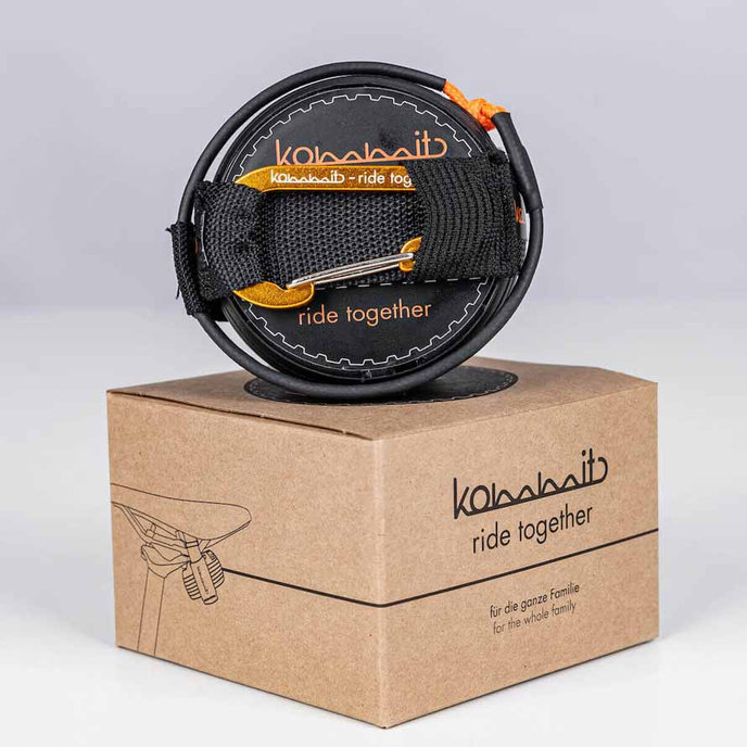 Samonavíjacie lano na ťahanie bicykla