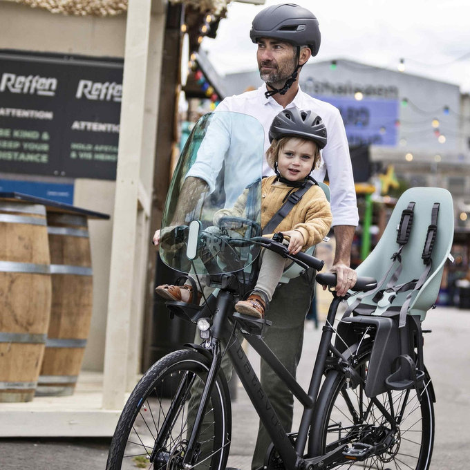 Zadná sedačka na bicykel s adaptérom na nosič