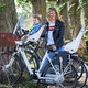 Predná sedačka na bicykel s adaptérom