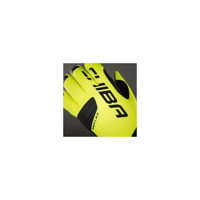 Zimné cyklistické rukavice pre dospelých BioXcell Warm Winter neónovo žlté