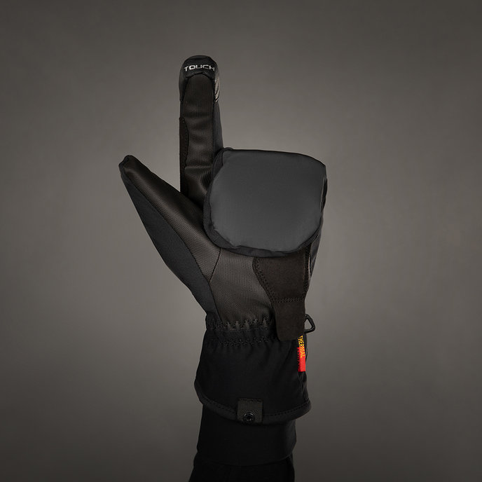 Zimné cyklistické rukavice pre dospelých Alaska Pro čierne