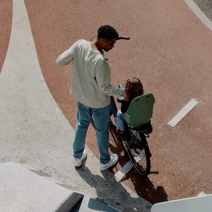 Zadná sedačka Ta-ke na bicykel pre MIK nosiče