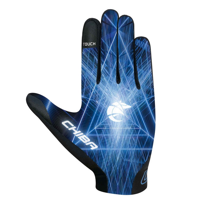 Cyklistické rukavice pre deti Trinity Youth čierno-modré