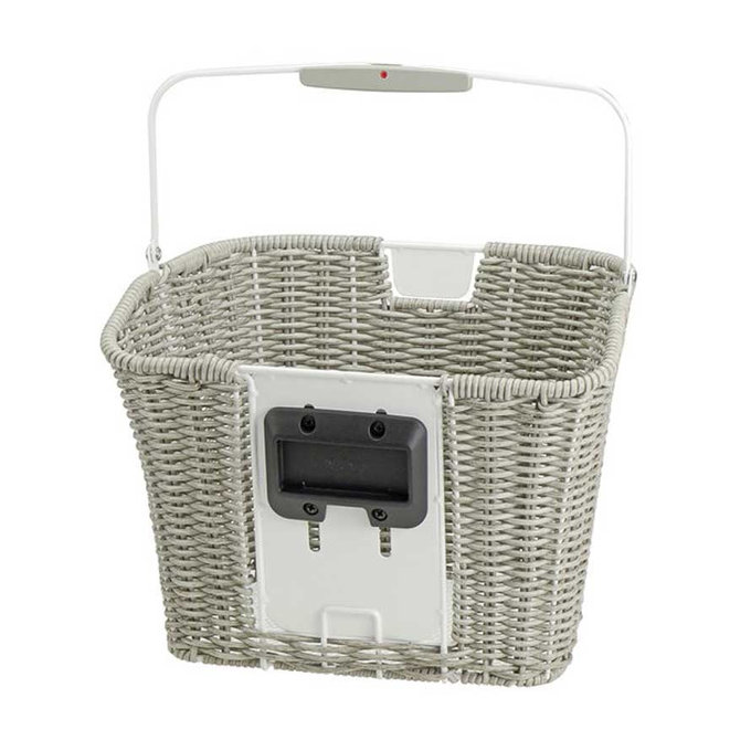 STRUCTURA RETRO prútený košík na riadidlá béžový