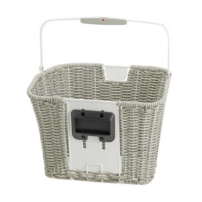 STRUCTURA RETRO prútený košík na riadidlá béžový