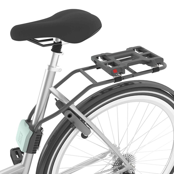 Zadná sedačka na bicykel s adaptérom a nosičom na rám SET