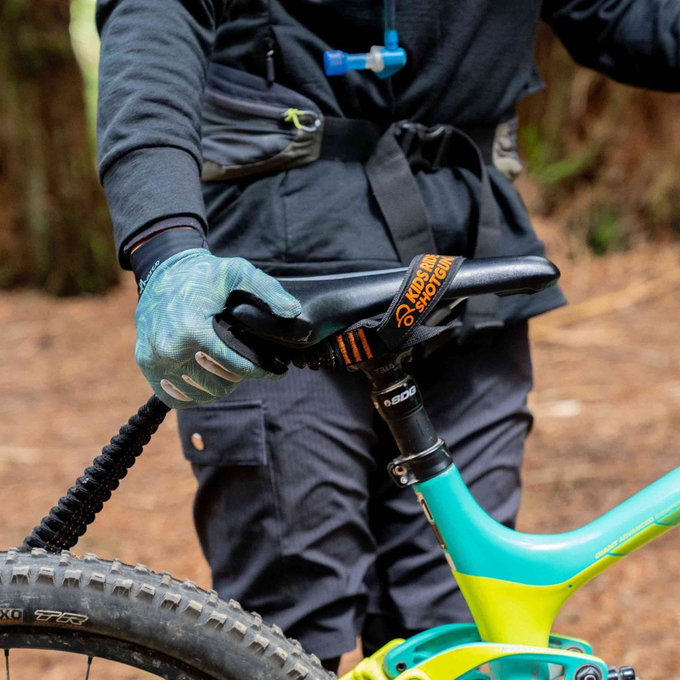 Lano na ťahanie bicykla oranžové