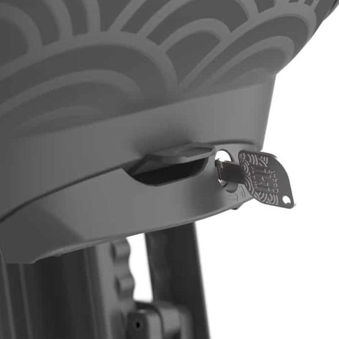 Zadná sedačka Ta-ke na bicykel s adaptérom a nosičom na rám SET