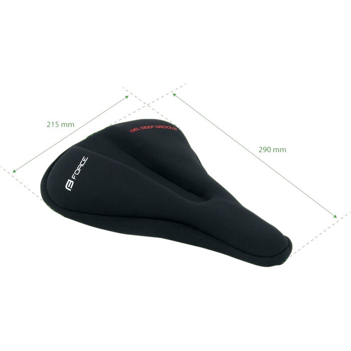 Gélový poťah sedla s prelisom