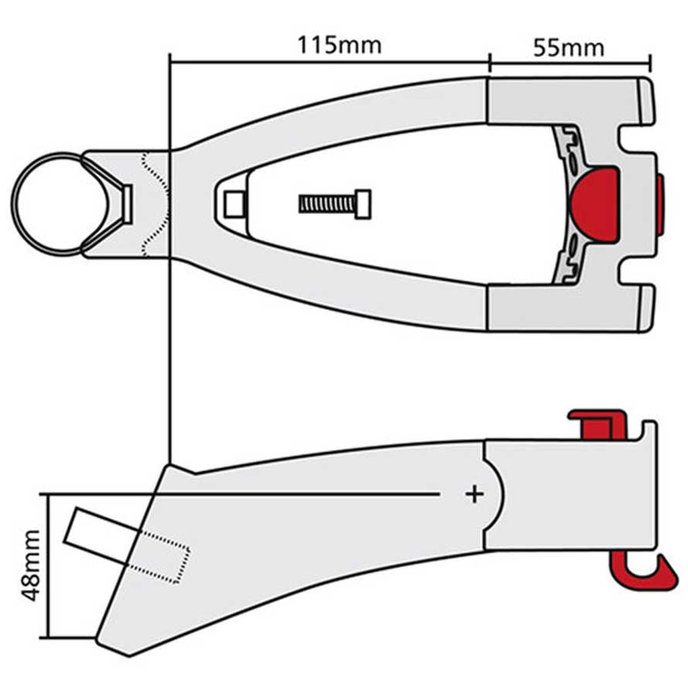 Extender na riadidlá a sedlovku Ø 25 - 32 mm