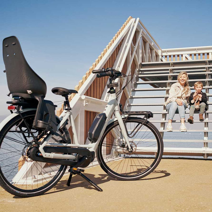 Zadná sedačka Ta-ke na bicykel pre MIK nosiče