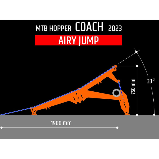 Prenosná rampa na skákanie COACH