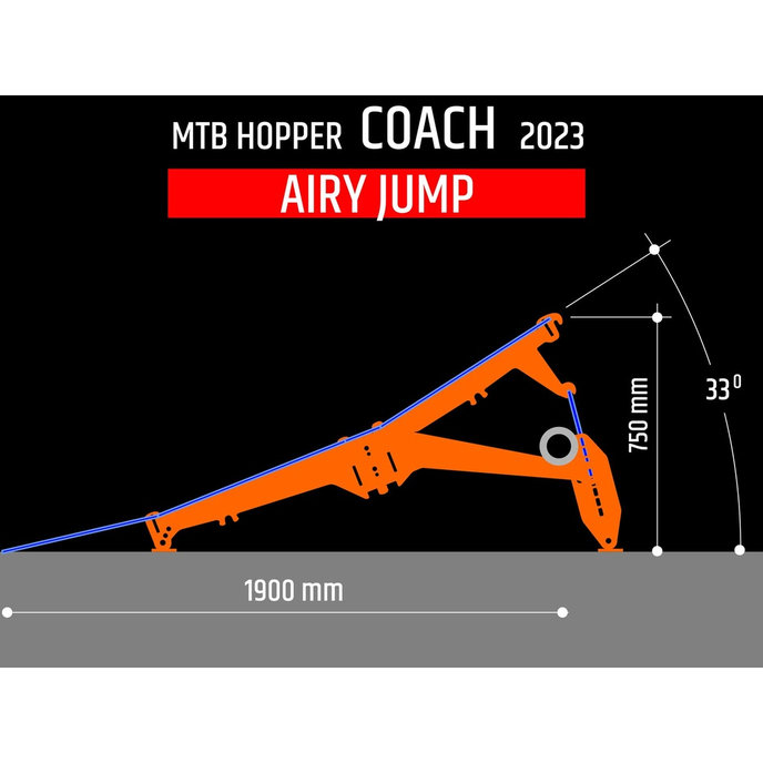 Prenosná rampa na skákanie COACH