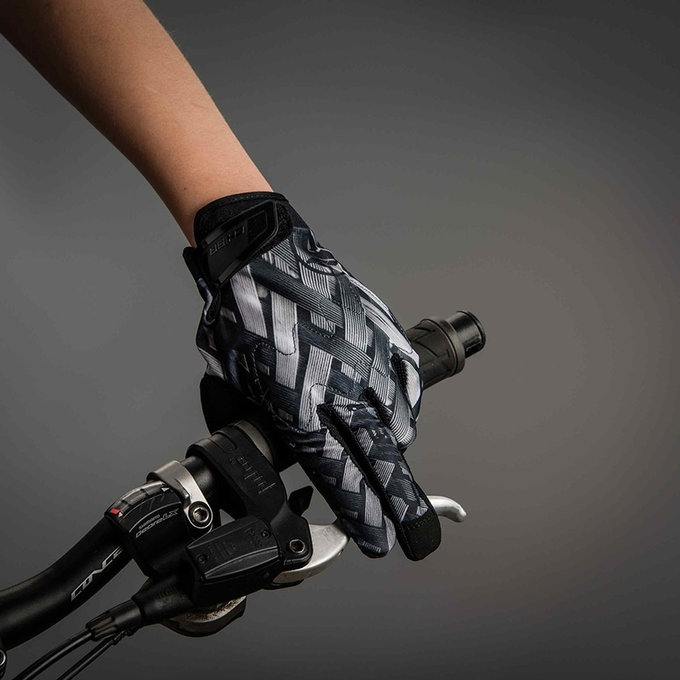 Cyklistické rukavice pre deti Elements Youth šedé