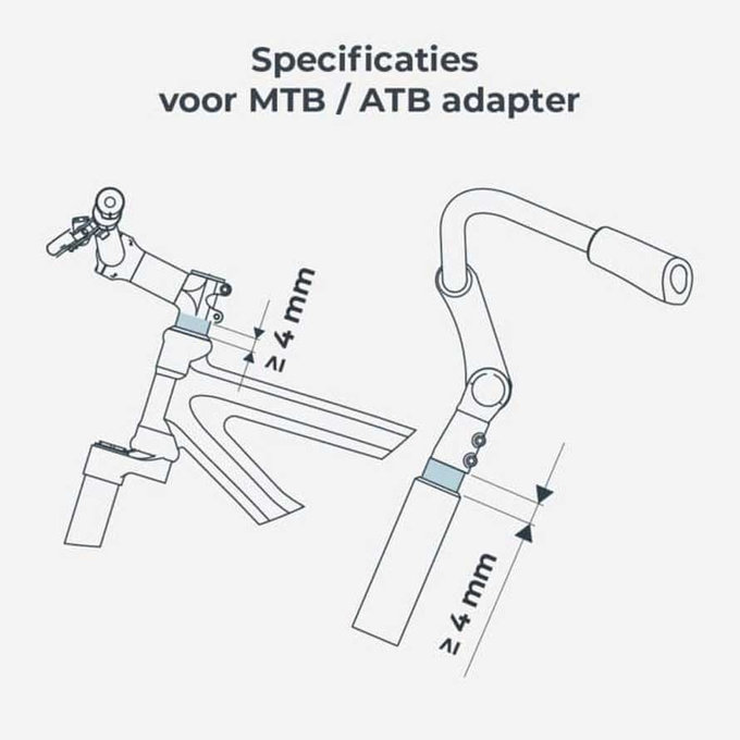 Predná sedačka Ta-ke s MTB/ATB adaptérom