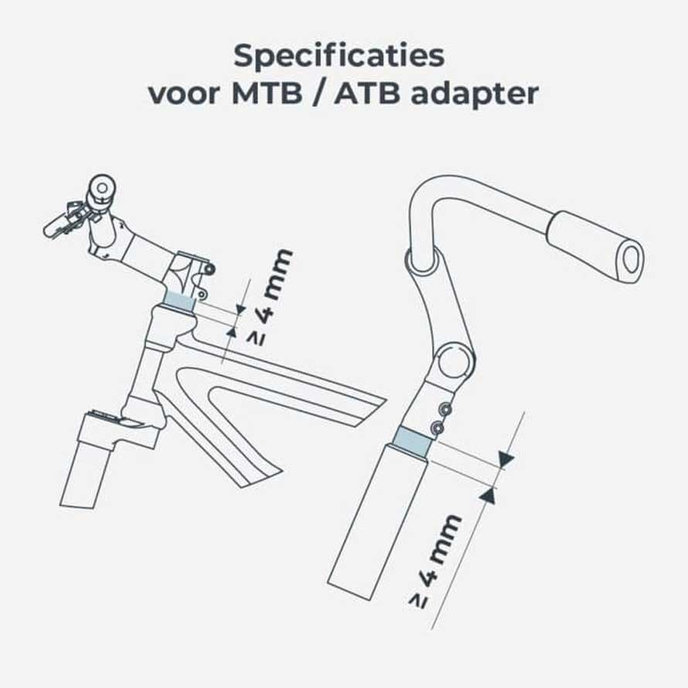 Predná sedačka Ta-ke s MTB/ATB adaptérom