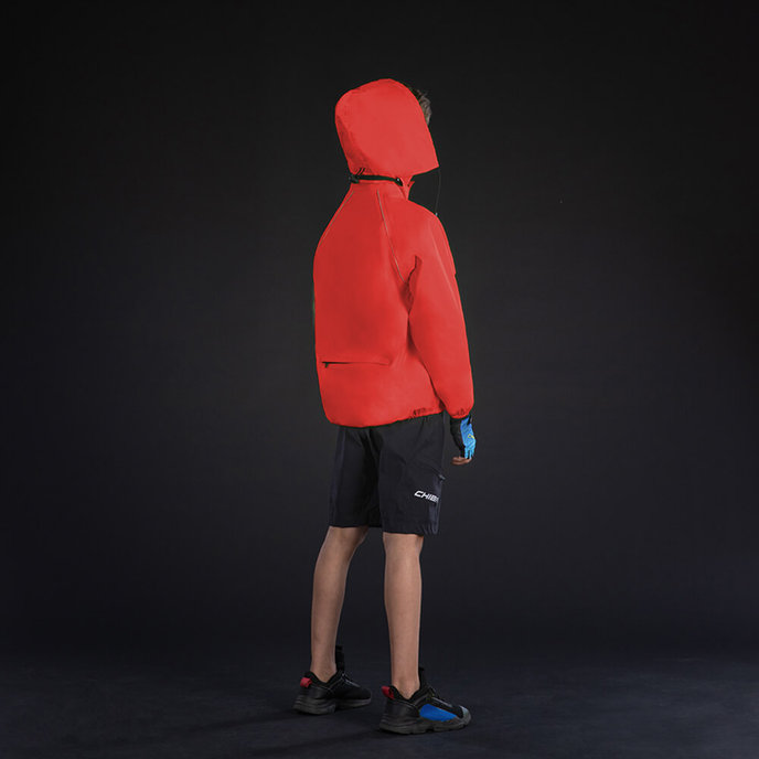 Detská bunda do dažďa červená