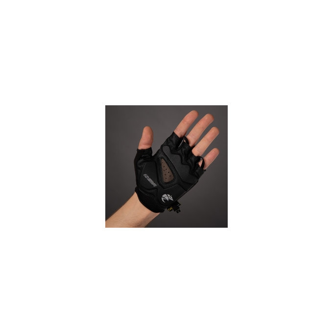 Cyklistické rukavice pre dospelých Gel Premium Tmavo-sivé