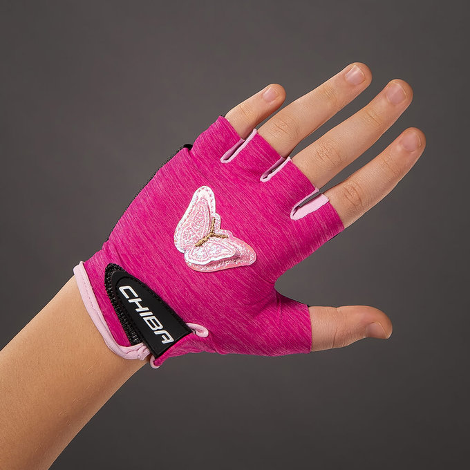 Cyklistické rukavice pre deti Cool Kids Motýľ