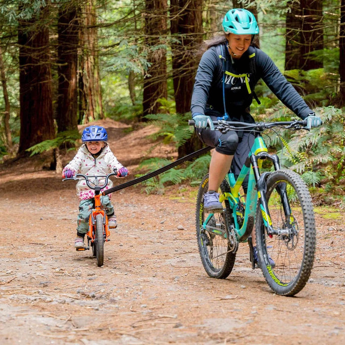 Lano na ťahanie bicykla Quick Fit čierne