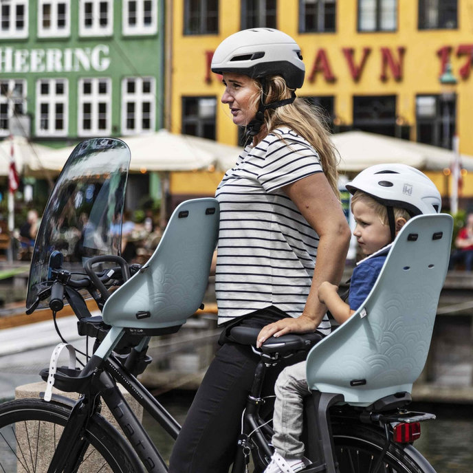 Predná sedačka na bicykel s adaptérom