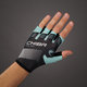 Cyklistické rukavice pre dospelých Solar tyrkysové
