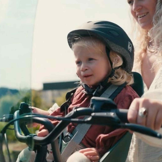 Predná sedačka BIO na bicykel s adaptérom