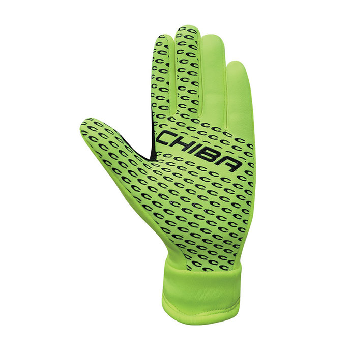 Zimné cyklistické rukavice pre deti Kids Polartec Reflex Neónové žlté