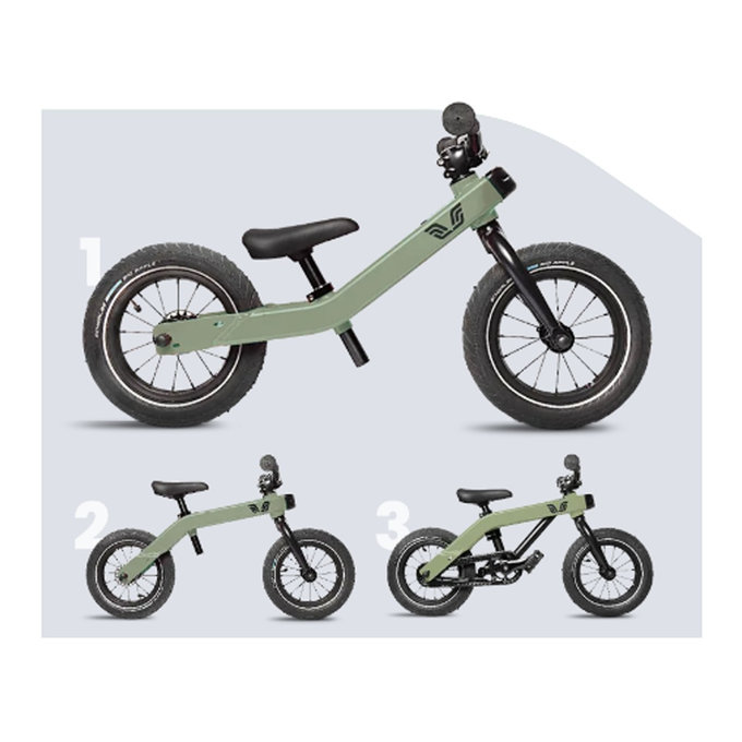 Odrážadlo / bicykel 3v1 pre deti 1-5 rokov