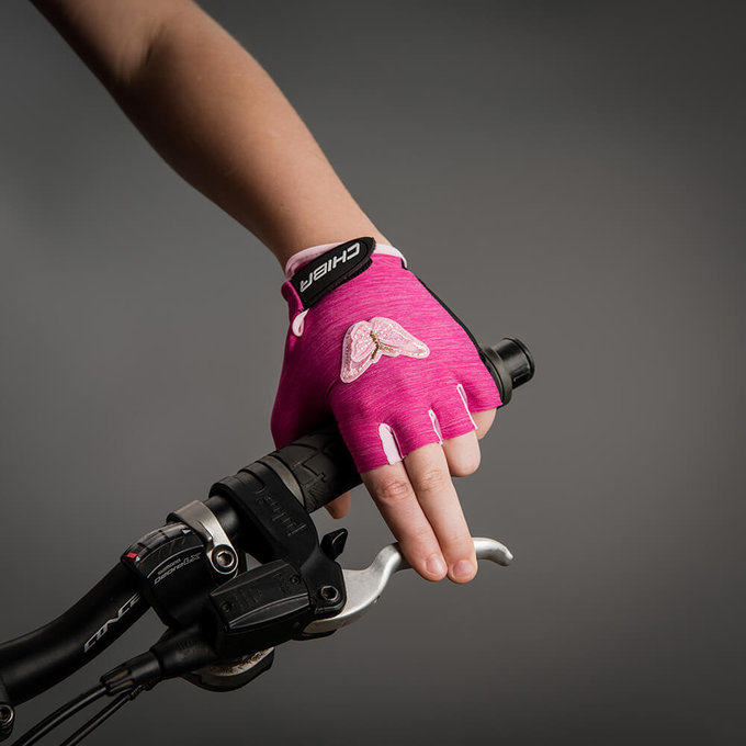 Cyklistické rukavice pre deti Cool Kids Motýľ