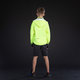 Detská bunda do dažďa neónovo žltá