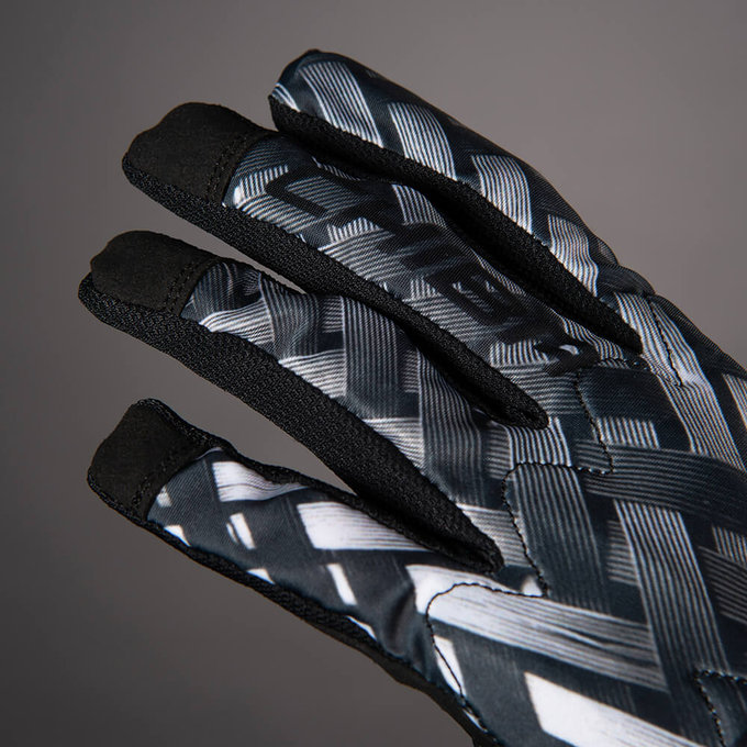 Cyklistické rukavice pre dospelých Elements šedé