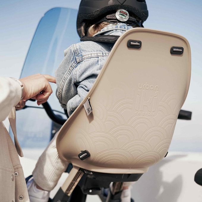 Predná sedačka na bicykel s adaptérom