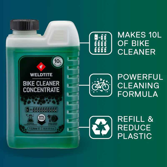 Čistiaci prípravok na bicykle Concentrate 1L Lime