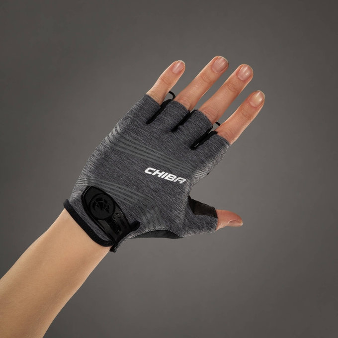 Cyklistické rukavice pre ženy Lady SuperLight tmavošedé