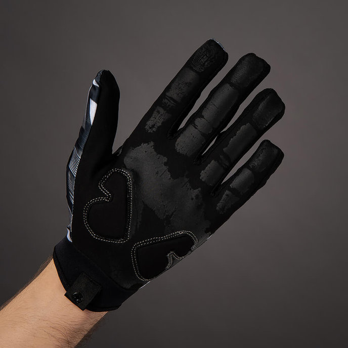 Cyklistické rukavice pre dospelých Elements šedé