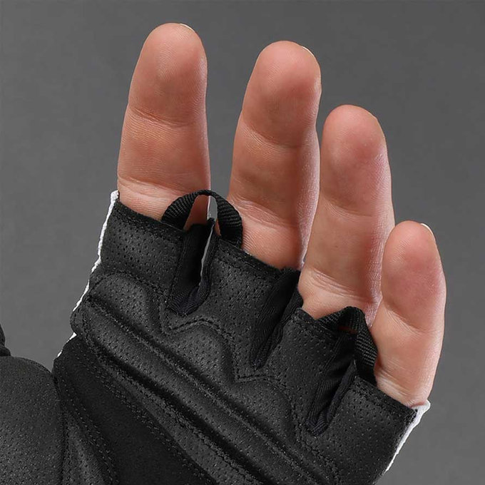 Cyklistické rukavice pre dospelých BioXCell Road biele