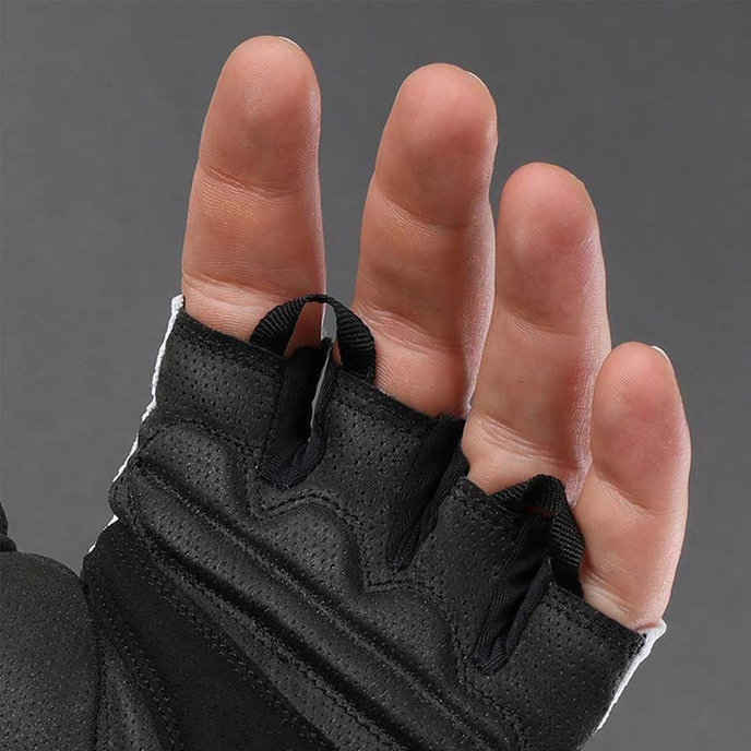 Cyklistické rukavice pre dospelých BioXCell Road biele