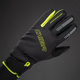 Zimné cyklistické rukavice pre deti Kids Waterproof čierne/neónovo žlté