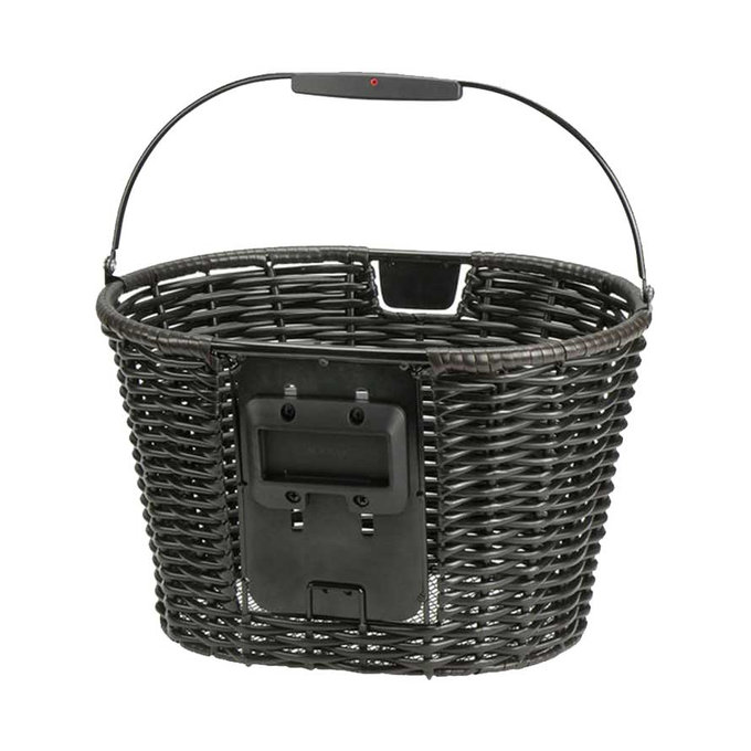 STRUCTURA OVAL prútený košík na riadidlá hnedý