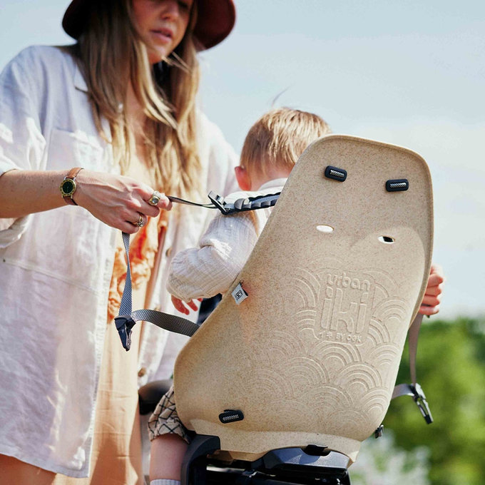 Zadná sedačka BIO na bicykel s adaptérom na nosič