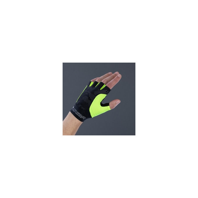 Cyklistické rukavice pre dospelých Pure Race S žlté