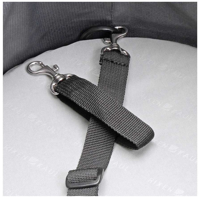 DOGGY taška na riadidlá pre psa sivá