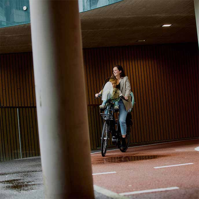 Predná sedačka na bicykel s adaptérom