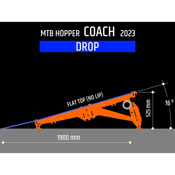 Prenosná rampa na skákanie COACH