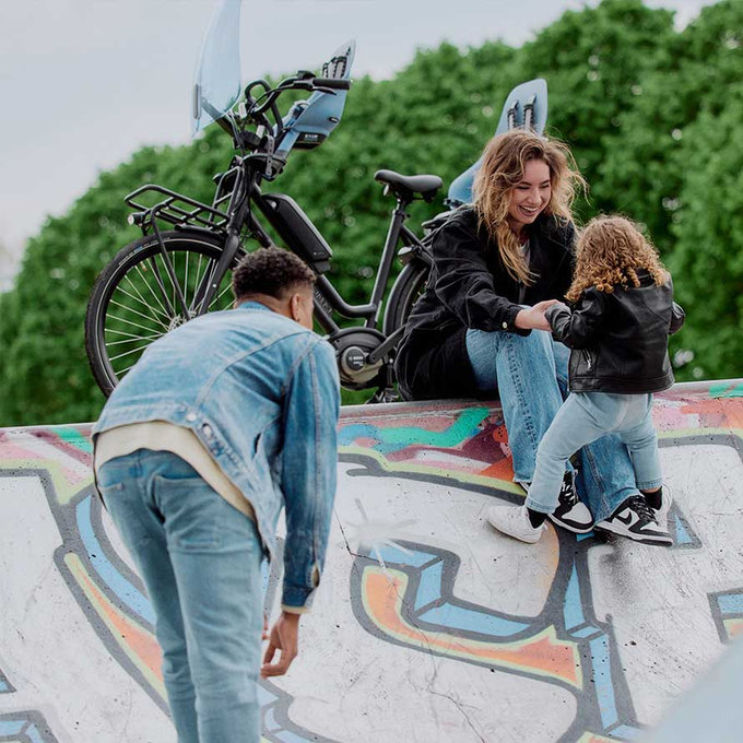 Zadná sedačka Ta-ke s adaptérom na nosič bicykla