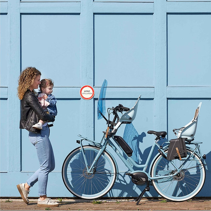 Predná sedačka na bicykel s adaptérom